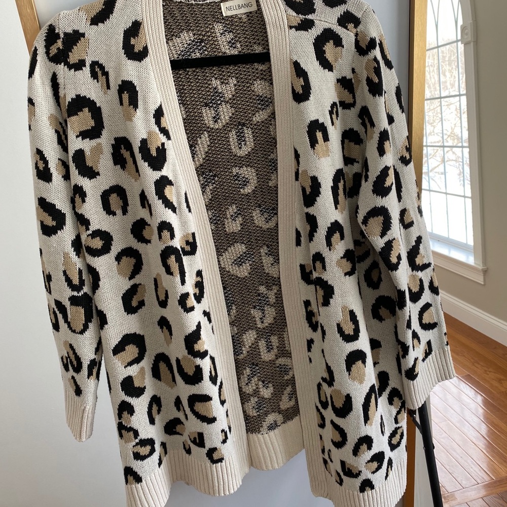 Leopard cardigan